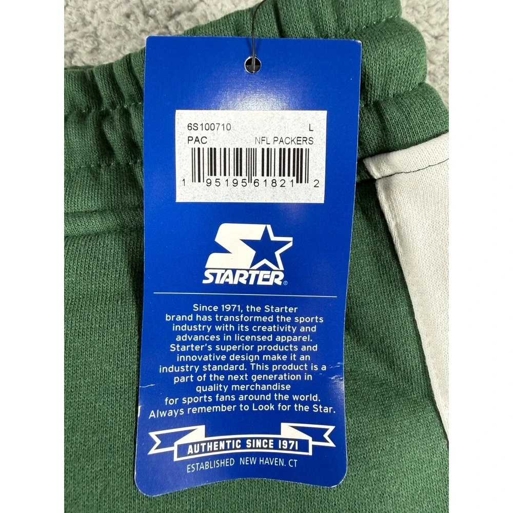 NEW Starter Green Bay Packers Sweatpants Mens Size Large NFL
